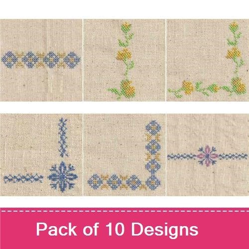 Easter Cross Stitch Borders and Corners