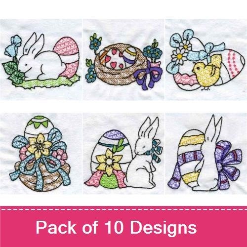 Easter Fun Time Line Art