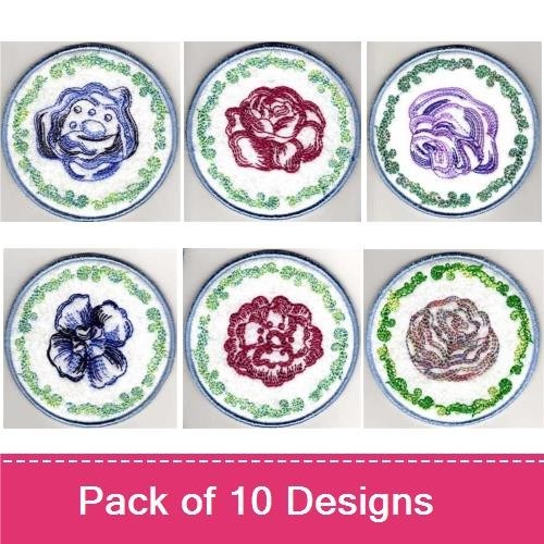 Floral Coasters
