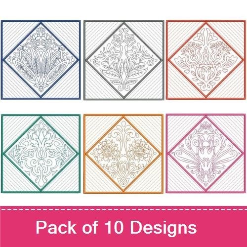 Floral Quilt Blocks