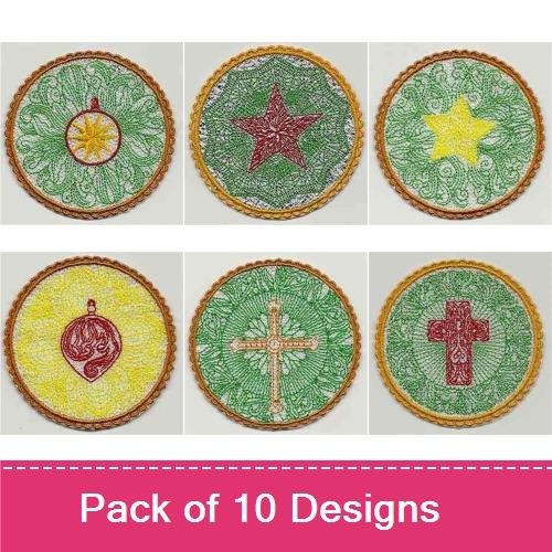FSL  Holiday Coasters