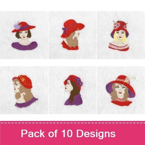 Fringed Red Hat Ladies
