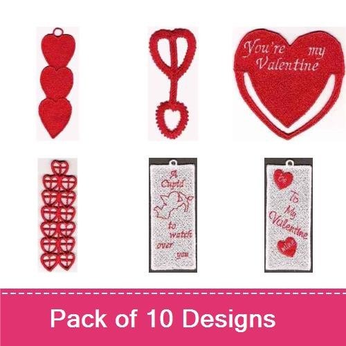 FSL Valentine Bookmarkers