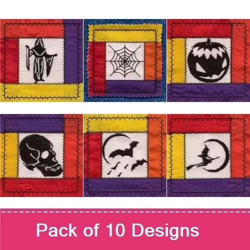 Halloween Blocks and Coasters