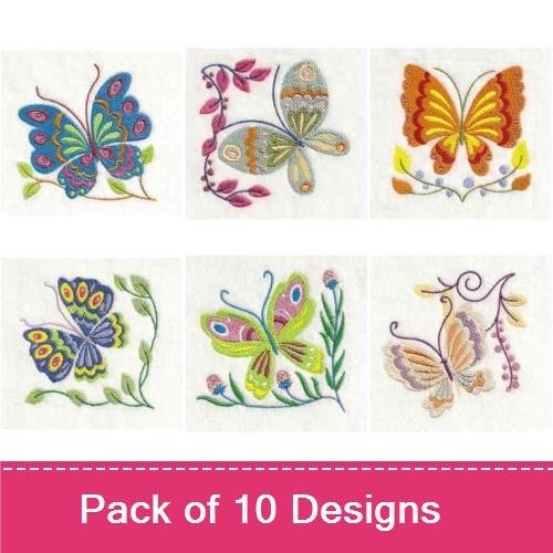 Jacobean Butterflies