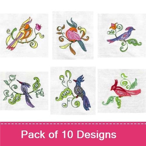 Jacobean Fantasy Birds
