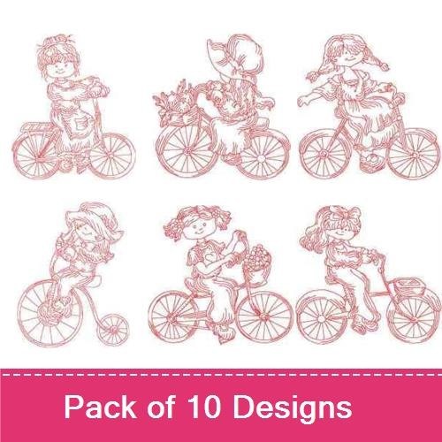 JN Bonnet Girl Bike
