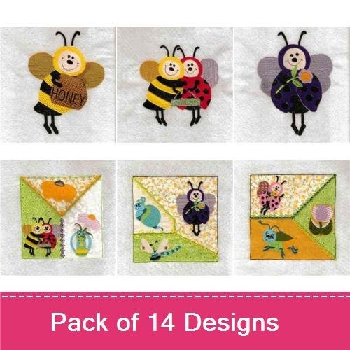 Ladybug and Bees