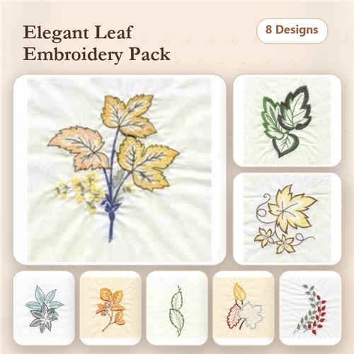 Large Openwork Fall Leaves