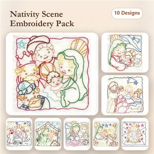 Nativity Color Work Nativity Color Work