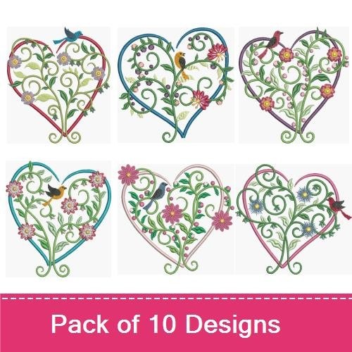 Floral Hearts