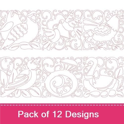 12 Days of Christmas Quilting Blocks