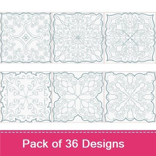 ITH Floral Abstract Quilting Blocks