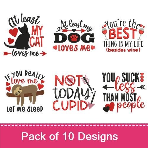 Cat & Dog Love Embroidery Bundle – Heartfelt Designs (10 Designs)