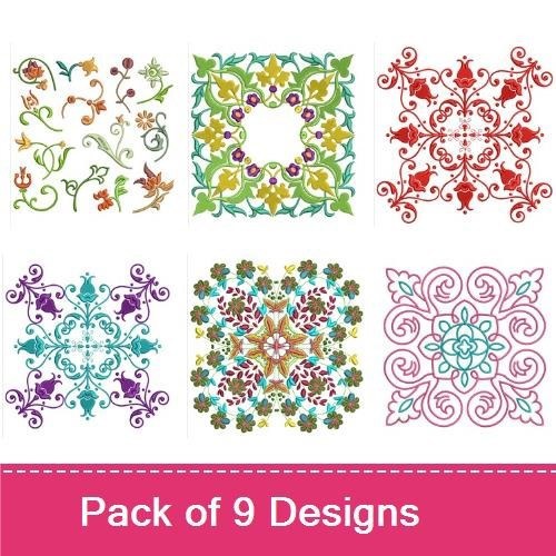 Floral Quilt Blocks