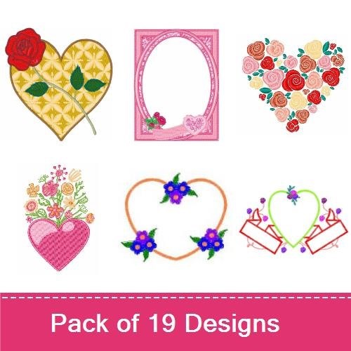 Valentines Day Flowers & Hearts