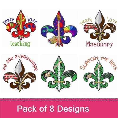 Fleur de Lis 4 (10 Pack)
