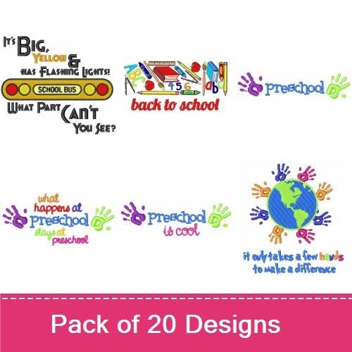 School & Children 2 (20 Pack)