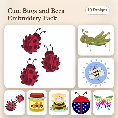 Cute Spring Insects