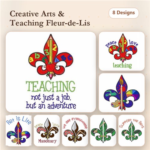 Fleur de Lis 4 (10 Pack)
