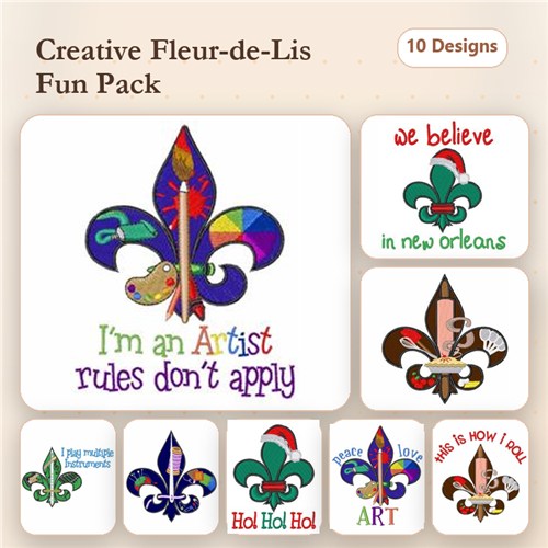 Fleur de Lis 5 (10 Pack)