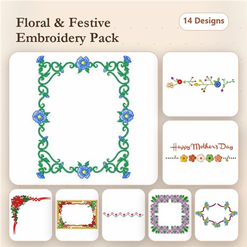 Floral Borders & Frames
