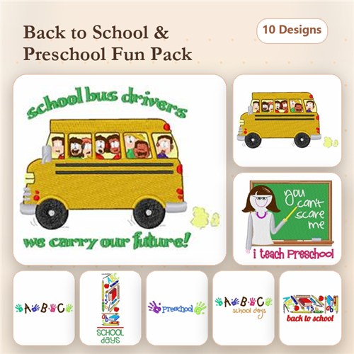 School & Children 3 (10 Pack)