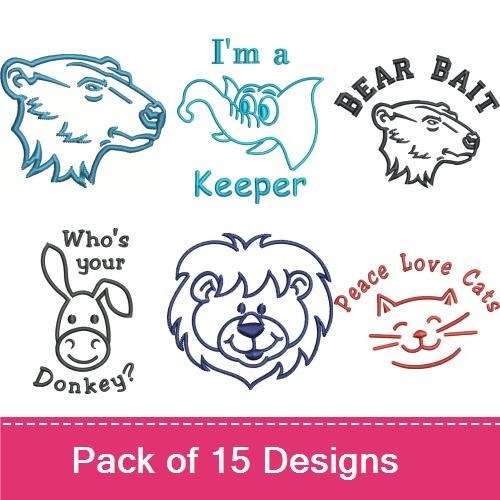 Adorable Animal Outlines