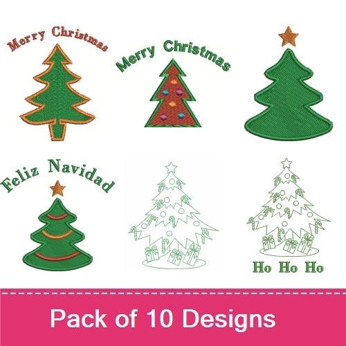 Decorated Christmas Trees