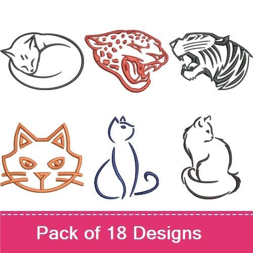 Feline Outlines