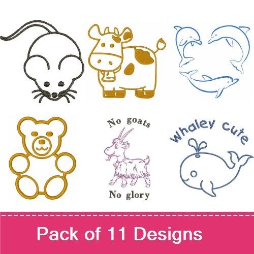 Nursery Animal Outlines