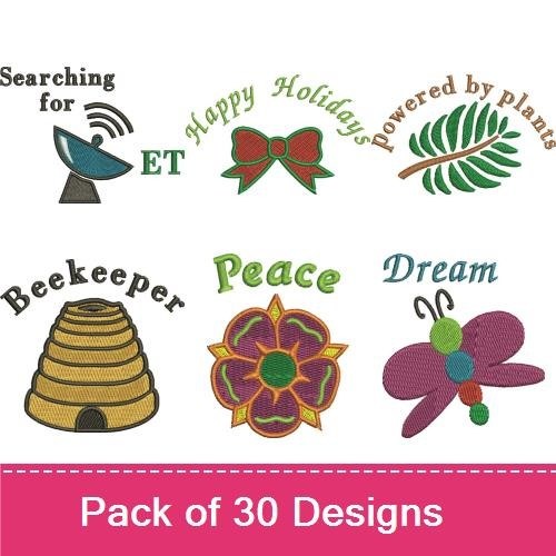 Whimsical Fall Embroidery Designs Bundle – Welcome Fall, Kiss me I'm a Redneck, Oink! Oink! & More (22 Designs)