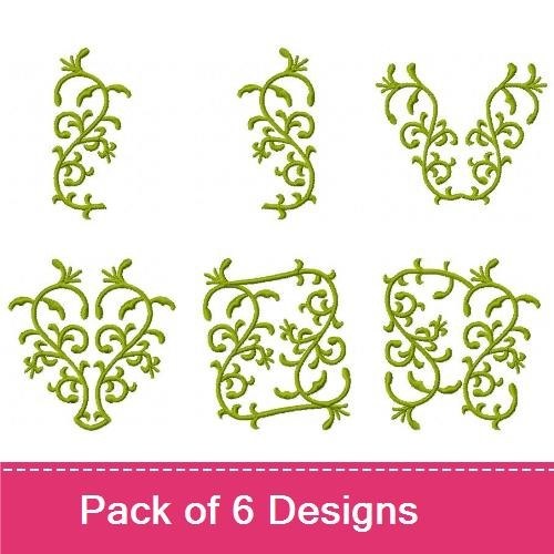 Elegant Vine Monograms
