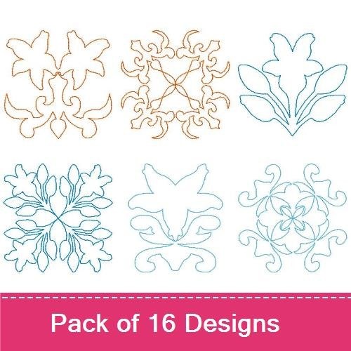 Floral Quilt Blocks- Designs