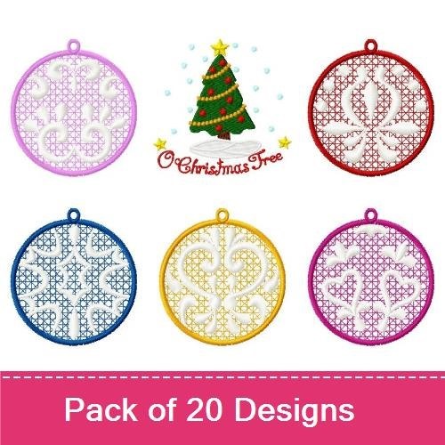 FSL Frosted Ornaments