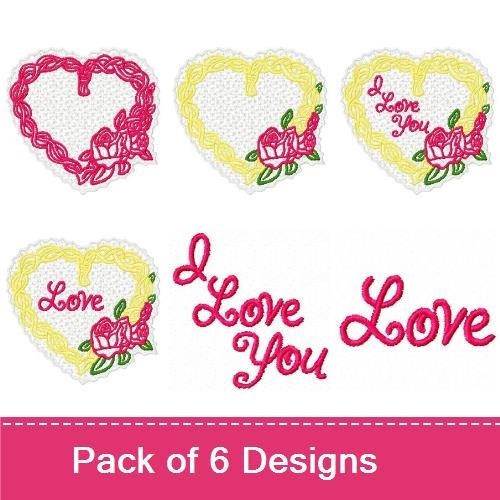 FSL Rose Heart Monogram