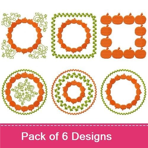 Pumpkin Coasters Monograms