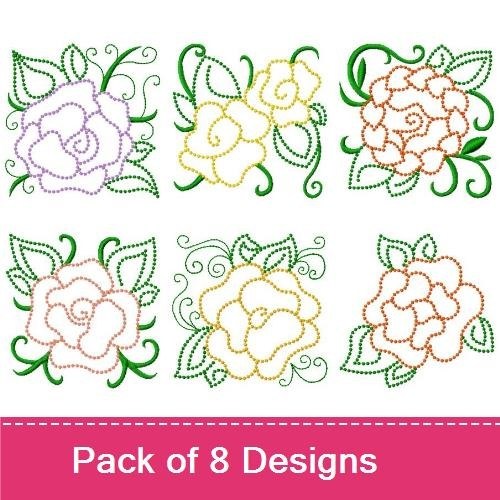 Vintage Rose Blocks