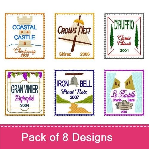 Wine Label Coasters