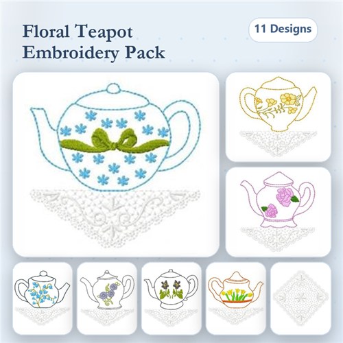 Floral Teapots