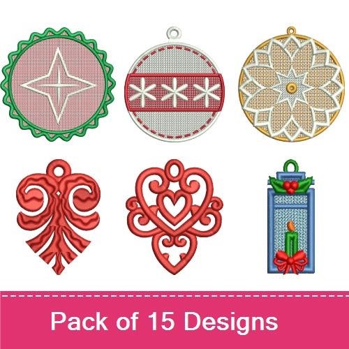 Decorative FSL Christmas Ornaments
