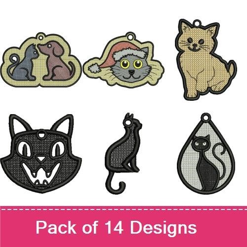 Cats Free Standing Lace