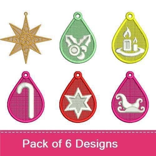 FSL Tear Drop Ornaments