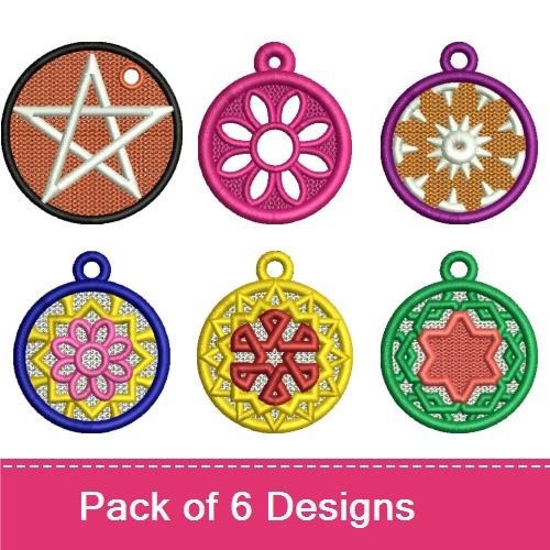 Round FSL Decoration Ornaments