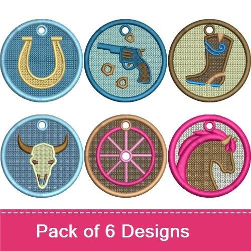 FSL Cowboy Ornaments
