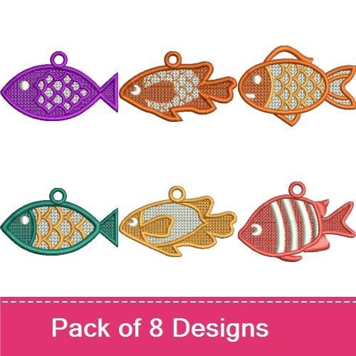 Cute FSL Fish Ornaments