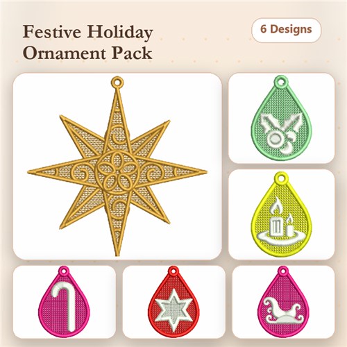 FSL Tear Drop Ornaments