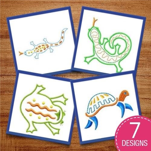 Tribal Animal Outlines