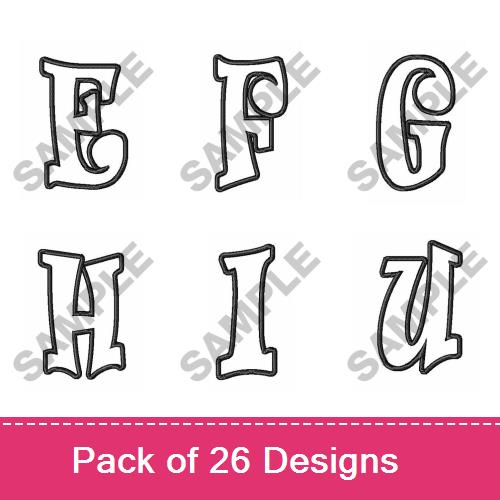 Fun Applique Font Fun Applique Font