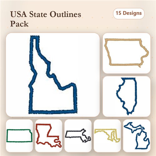 State Outlines - 1